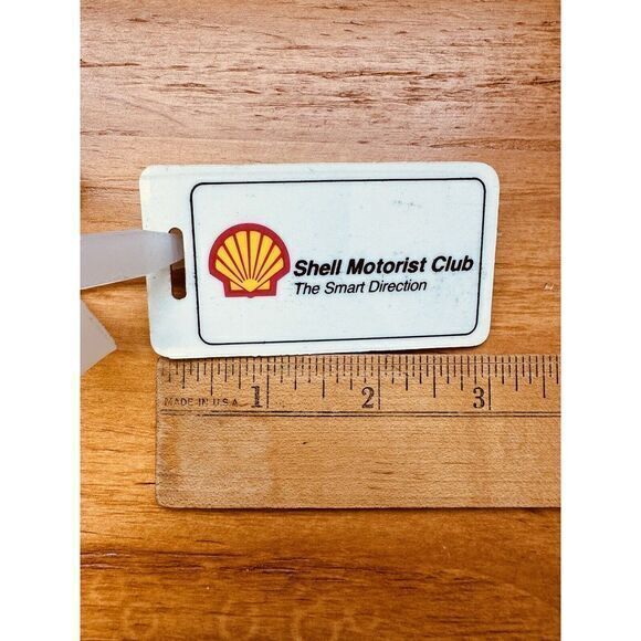 Vintage‎ Shell Motorist Club The Smart Direction Retrieval Service Luggage Tags - Picture 3 of 6